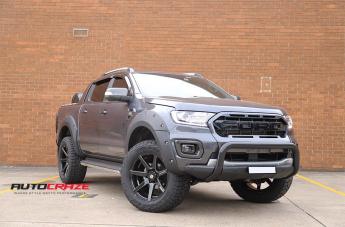 FORD RANGER AVALANCHE GLOSS BLACK MILLED ACCENTS